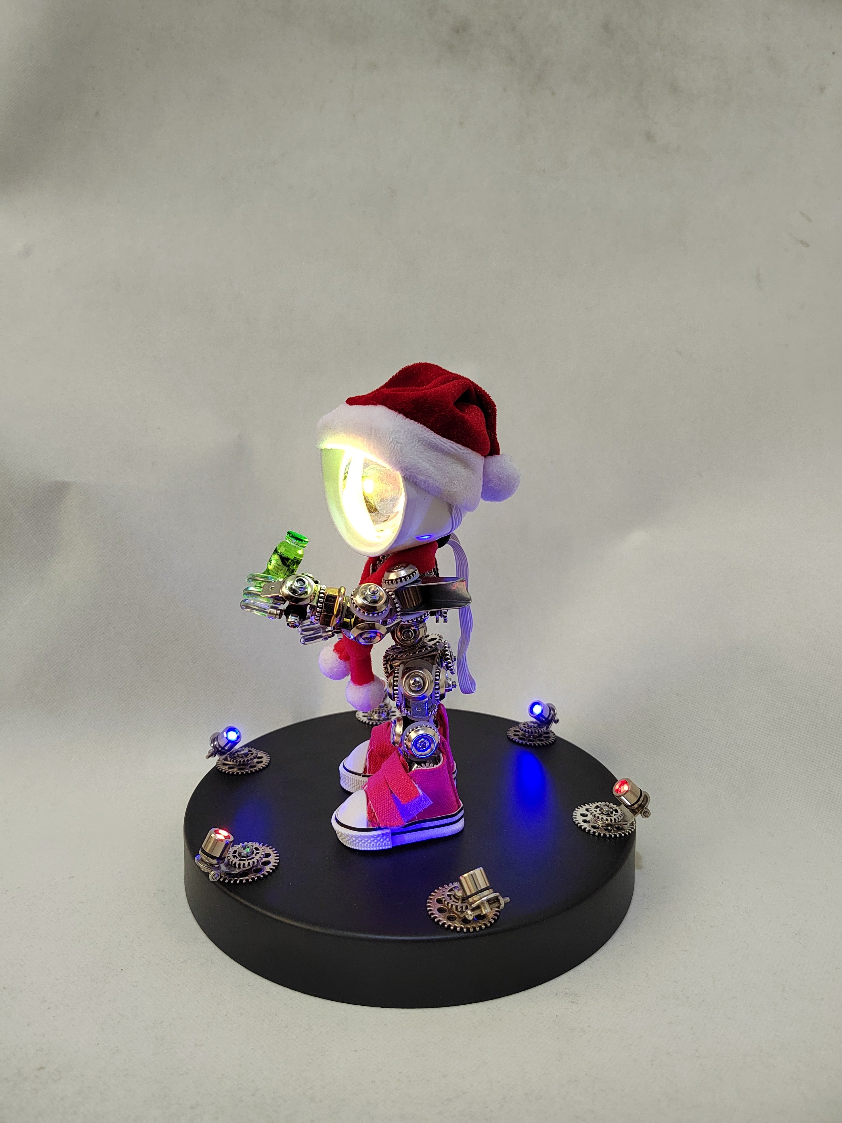 Build a Mechanical Santa Clause DIY Kits 3D Metal Puzzle