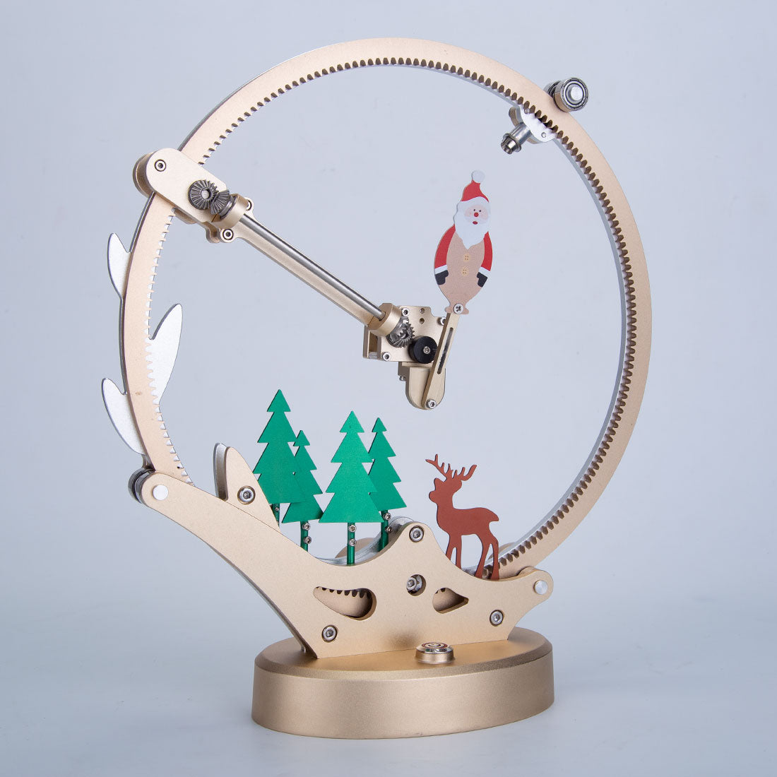 Build a Santa Claus Forest Kits That Works 3D Metal Puzzle Christmas Gifts Teching