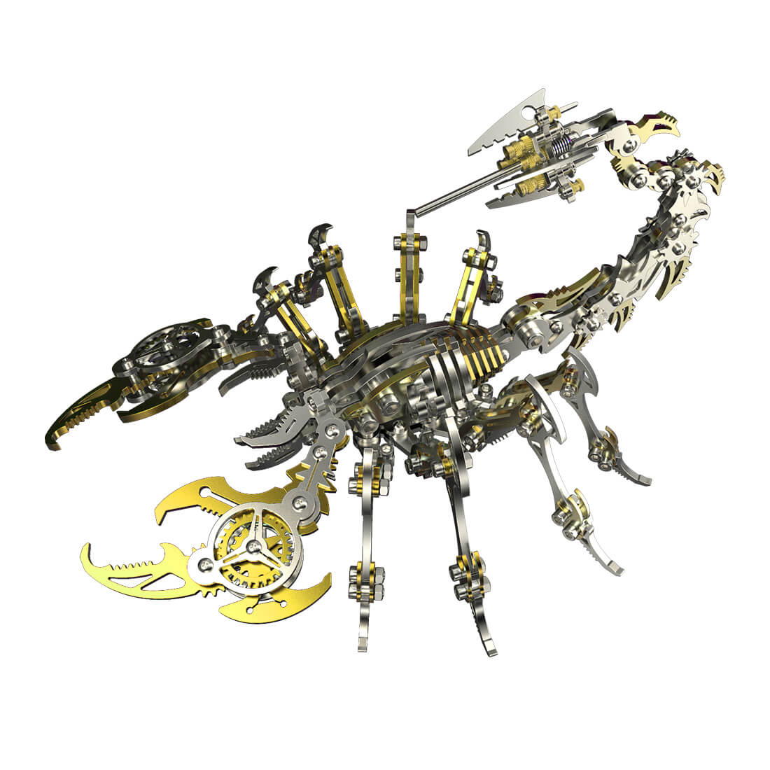 Colorful 3D Metal Puzzle Scorpion DIY Model Kit Premium Version