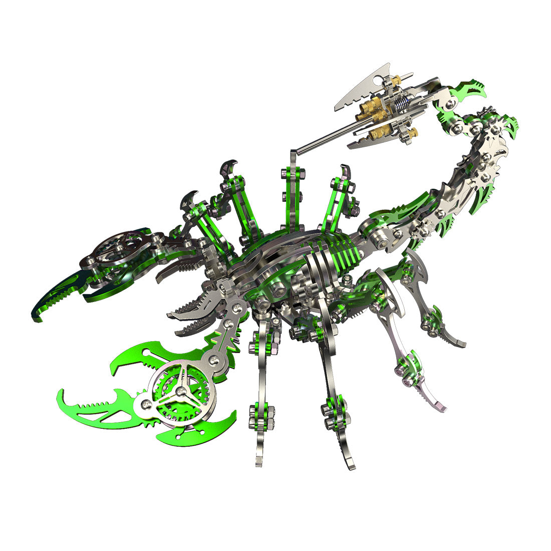 Colorful 3D Metal Puzzle Scorpion DIY Model Kit Premium Version