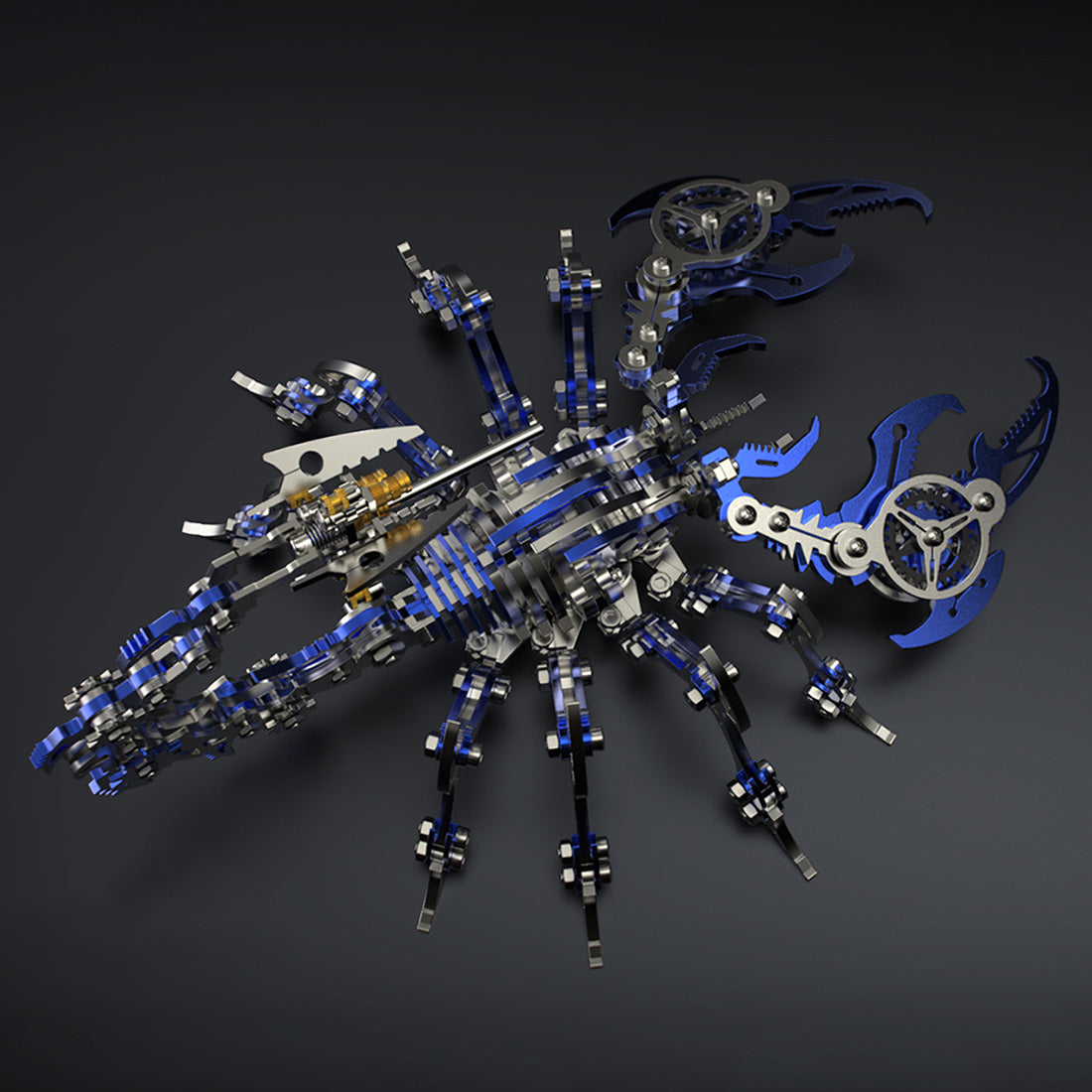 Colorful 3D Metal Puzzle Scorpion DIY Model Kit Premium Version