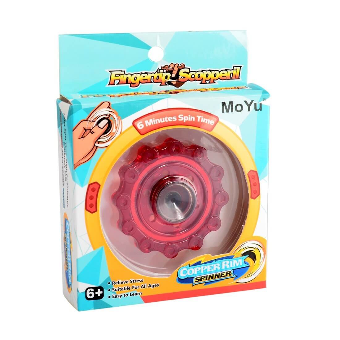 Moyu Copper Spiral Finger Spinner - Type Random