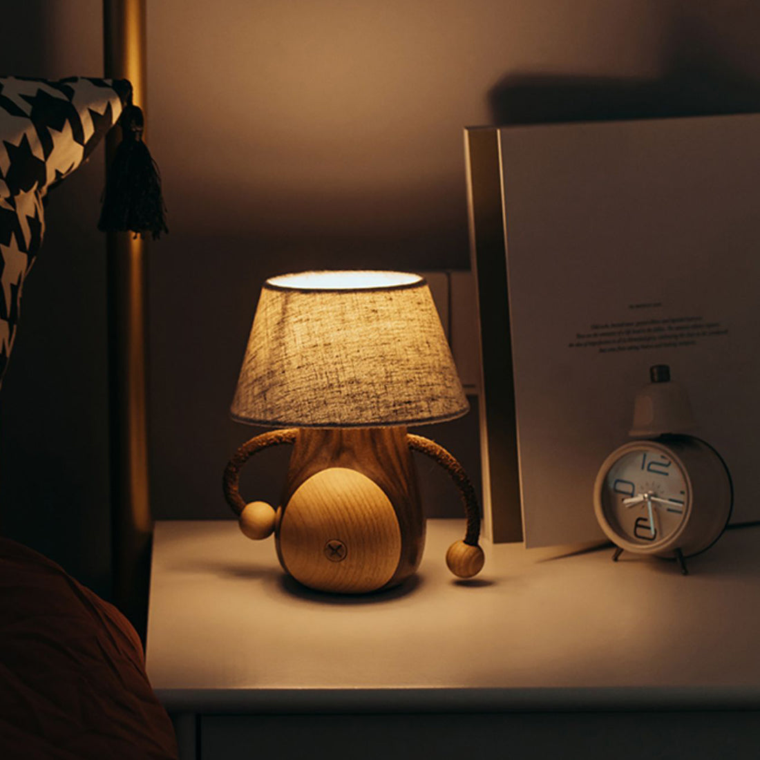 wooden desk lamps