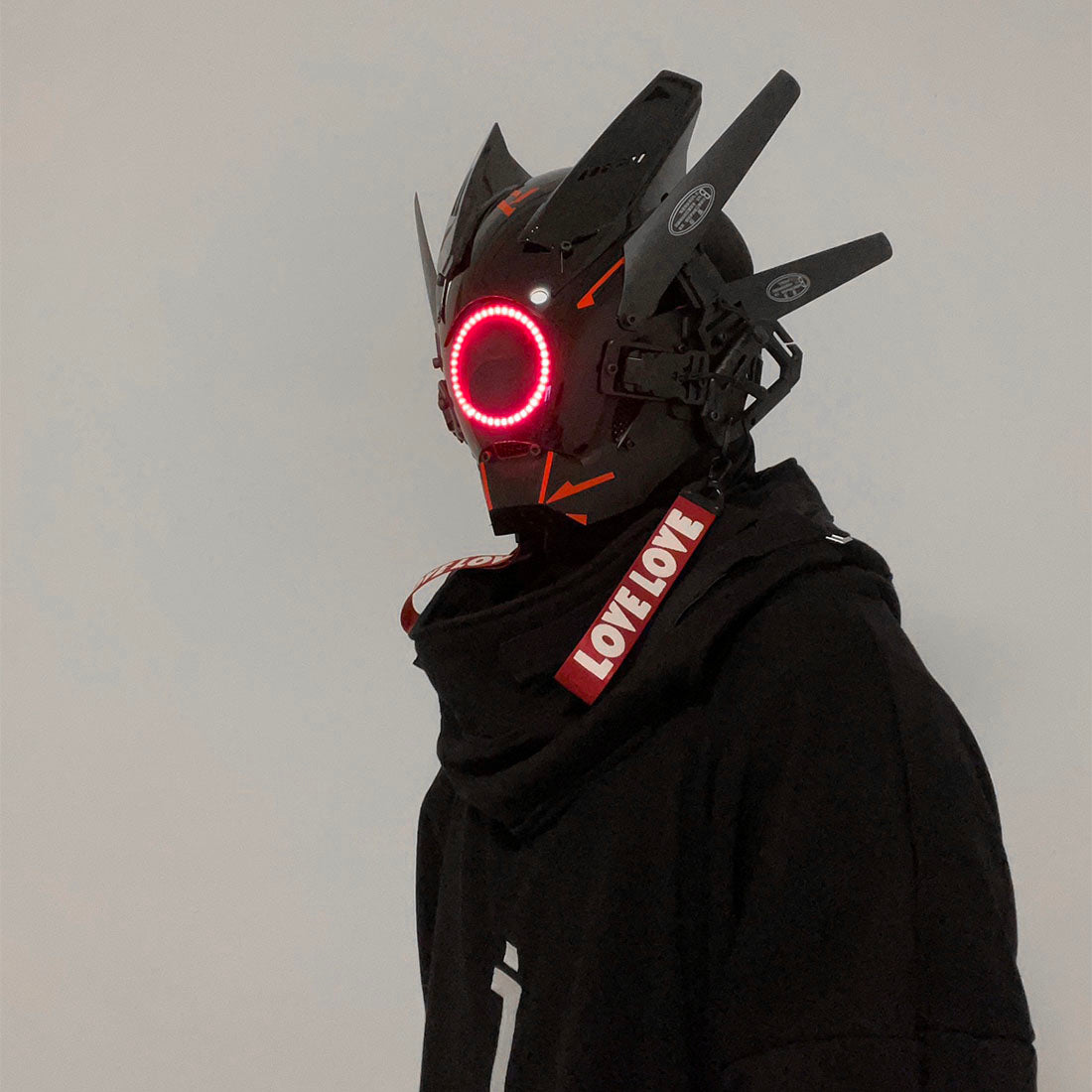 Punk Mask Futuristic Halloween Costume Men Tactical helmet Cosplay