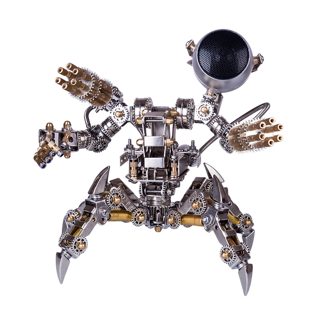 DIY 3D Metal Mechanical Fighting Mecha Model Kit Taurus Berserker + Chaser Hunter Set