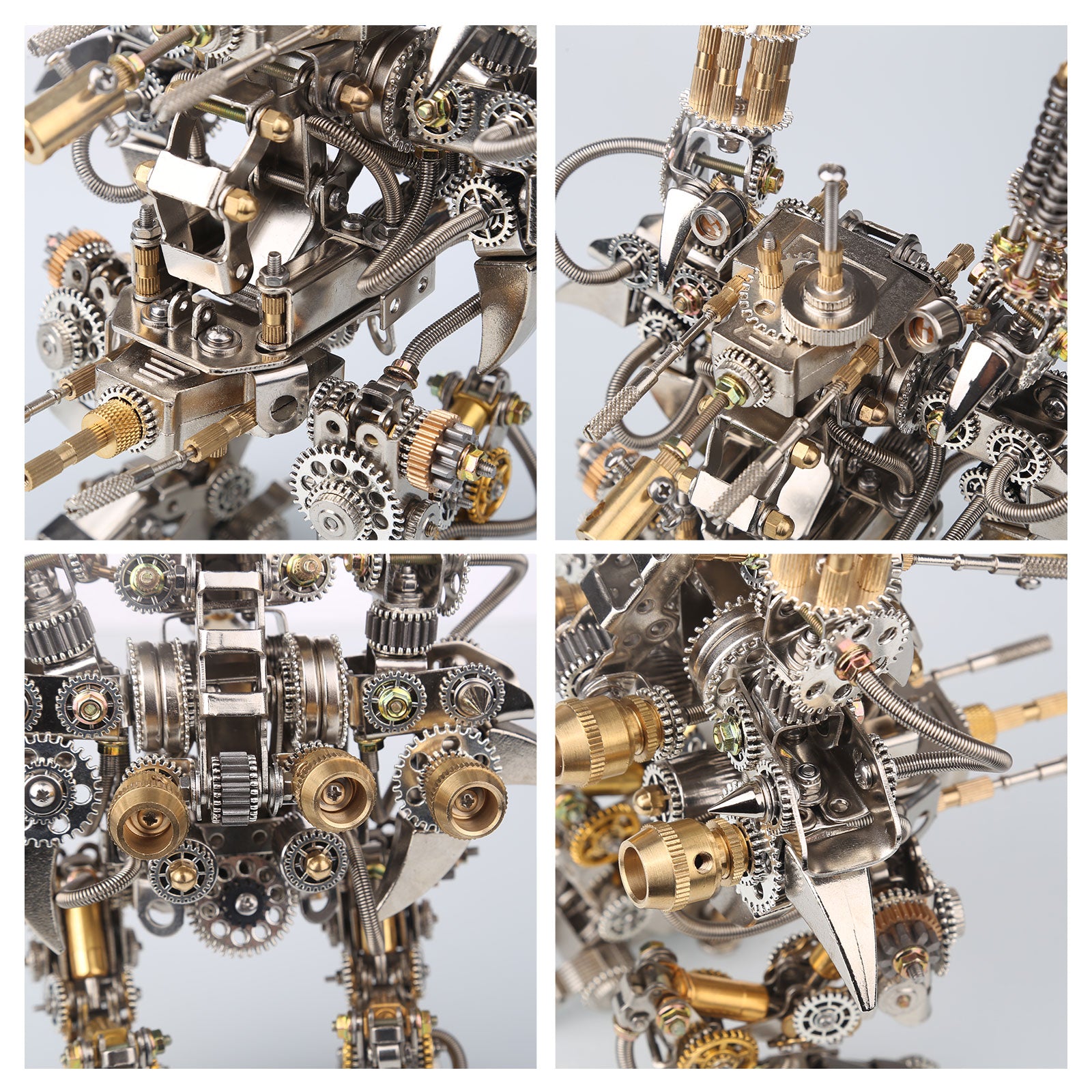 DIY 3D Metal Mechanical Fighting Mecha Model Kit Taurus Berserker + Ch