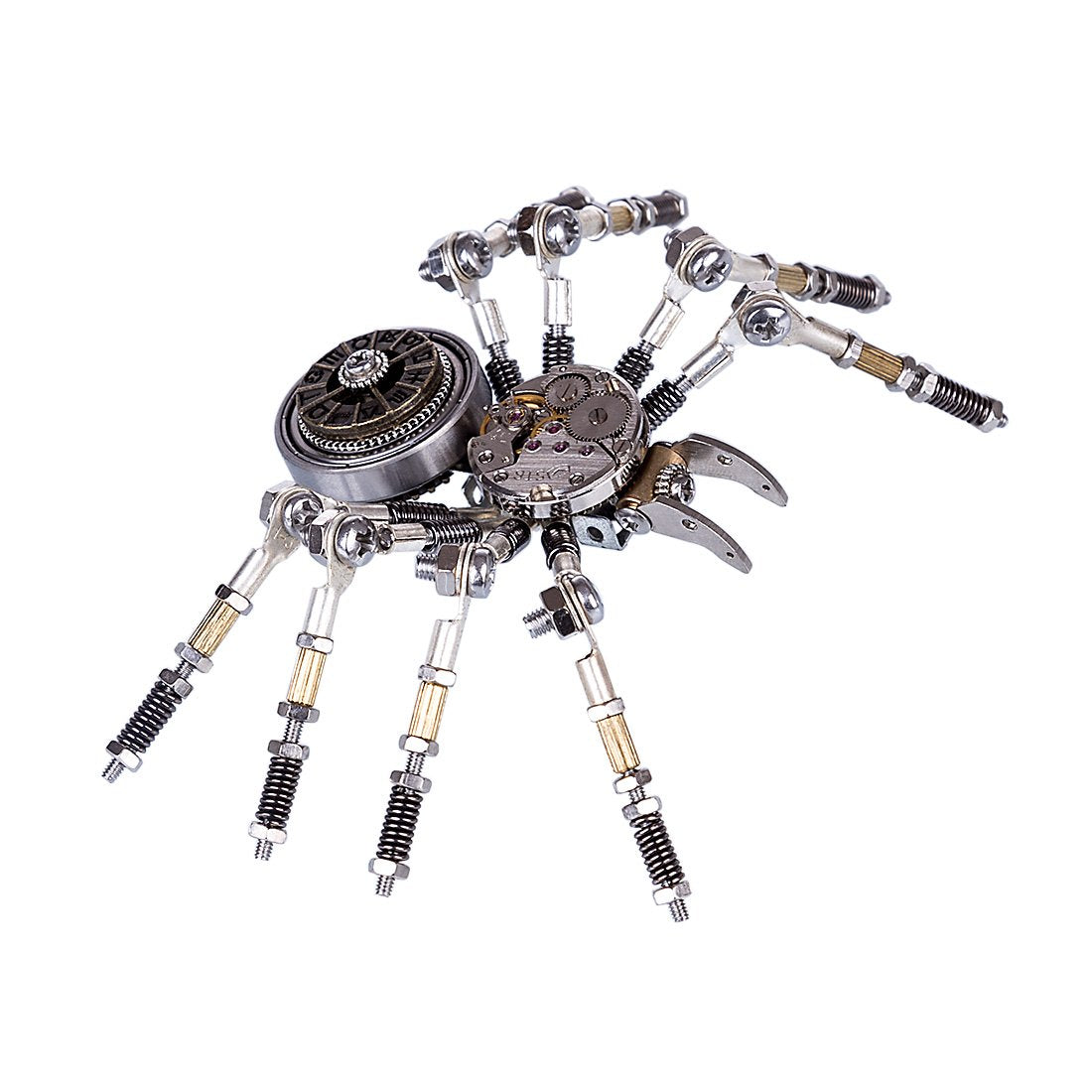 DIY Assemby Metal 3D Spider Model Kit Home Office Decor Gift