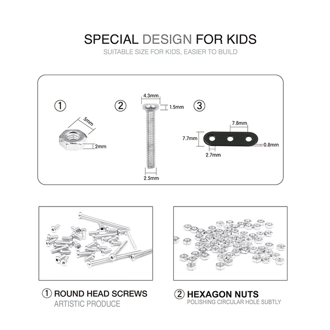 DIY Carousel Model Modular Metal Building Kit Metal Assembly Puzzle for Adults Kids 945Pcs