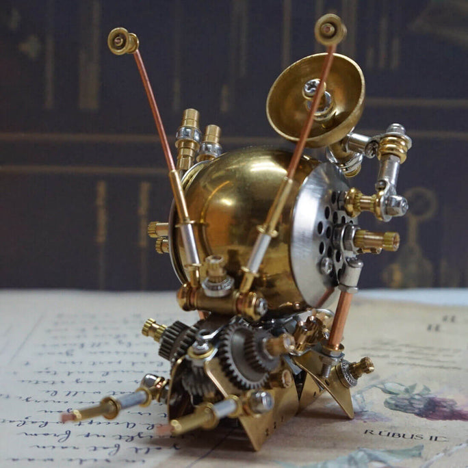 DIY Metal Assembly Mini Steampunk Snail 3D Metal Model Kits 220PCS