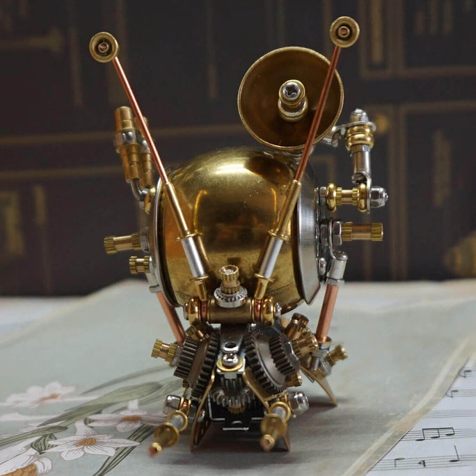 DIY Metal Assembly Mini Steampunk Snail 3D Metal Model Kits 220PCS