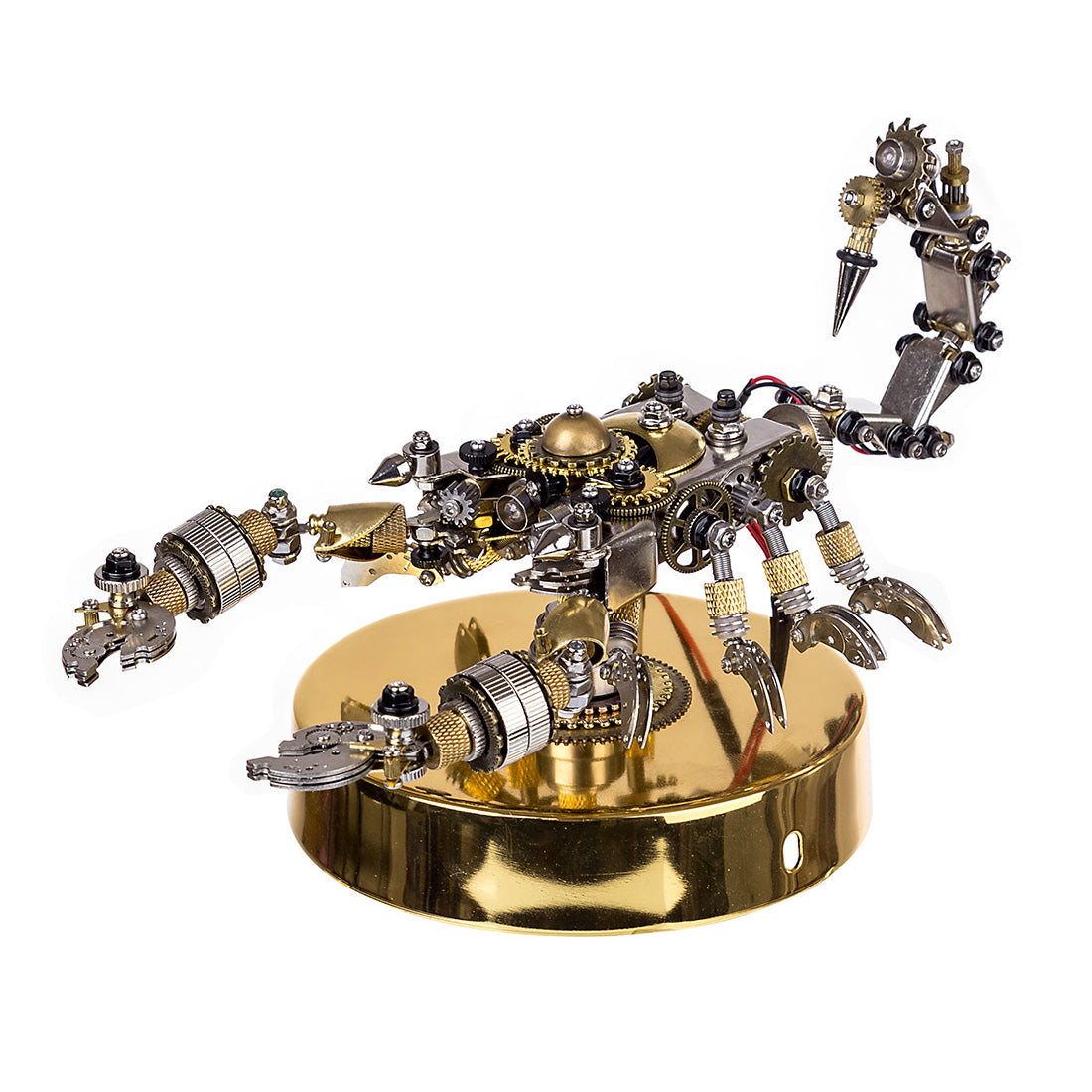 DIY Sound Control Golden Scorpion King 3D Assembly Metal Model Puzzle 500pcs+