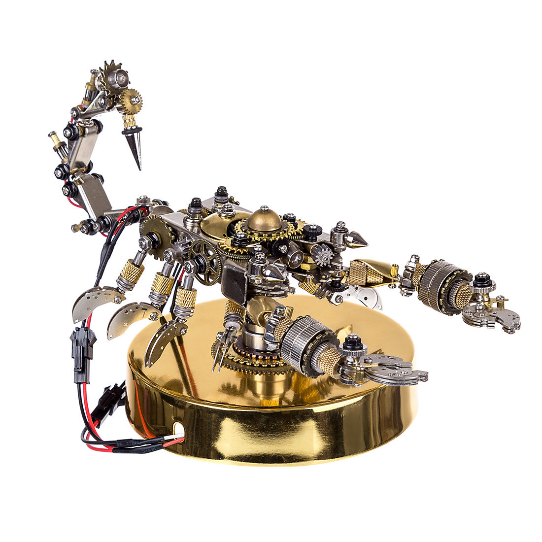 DIY Sound Control Golden Scorpion King 3D Assembly Metal Model Puzzle 500pcs+