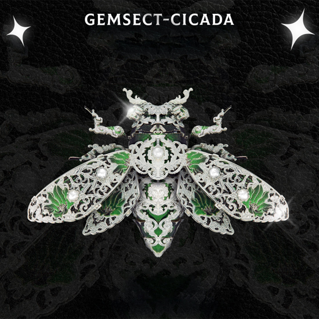 GEMSECT 3D Metal Insect Model Kits DIY Assembly Puzzle Laser Cut Jigsaw Toys