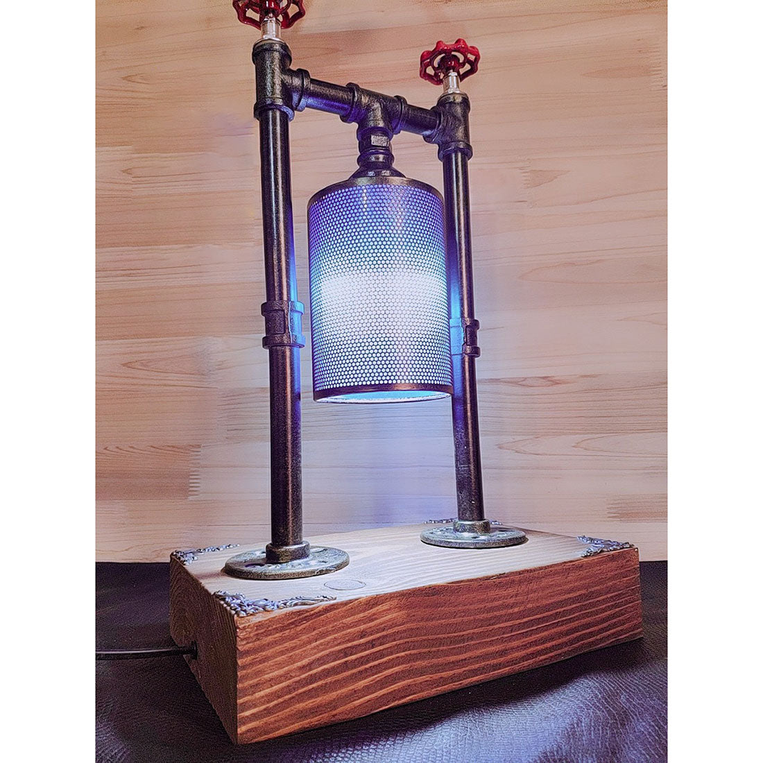 Industrial Style Retro Water Pipe Modified Table Lamp Handmade Metal Desk Lamp