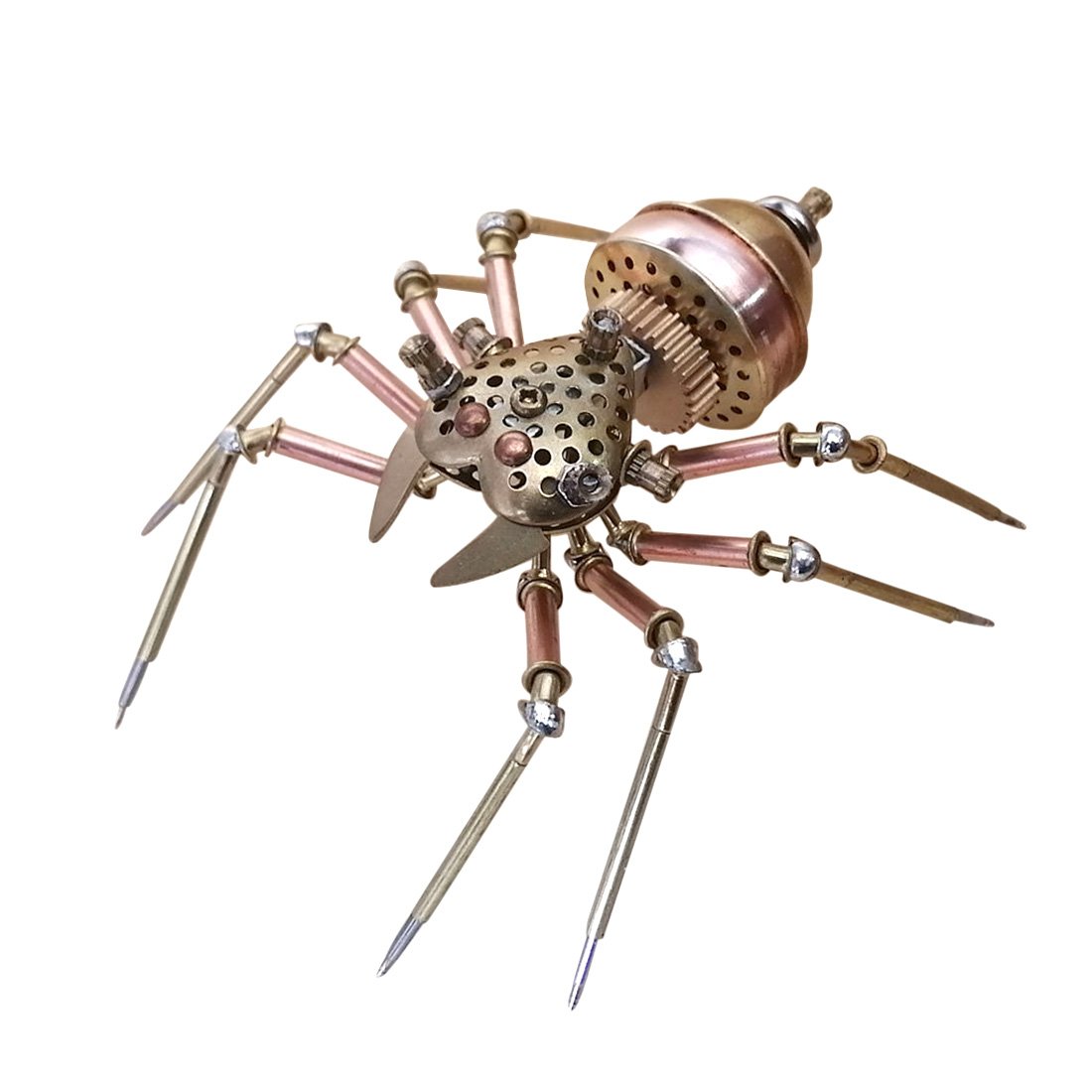 Mechanical Heart Shaped Spider 3D Metal Insects Model Crafts Valentine's Gift
