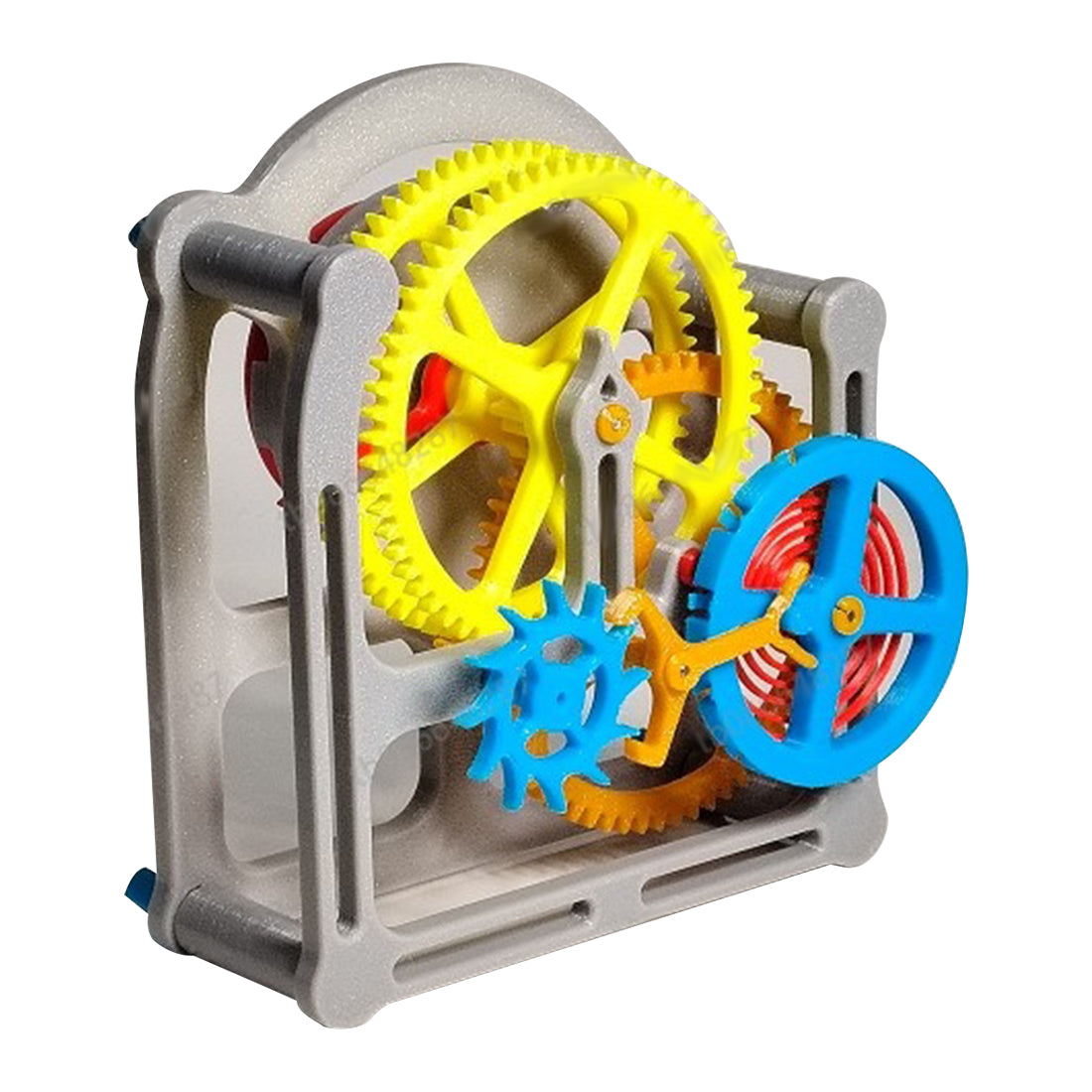 Mechanical Mini Tourbillon Clock 3D Printed Toy