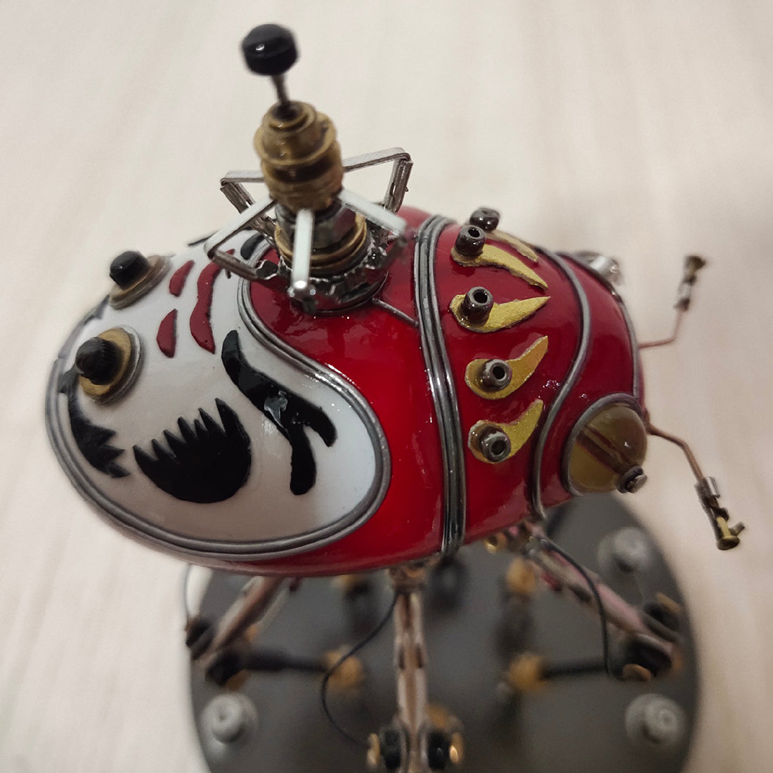 Mechanical Multi-Legs Dharma Beetle Steampunk Bug Insect Sculpture 3D Metal  Assembled Model Kits