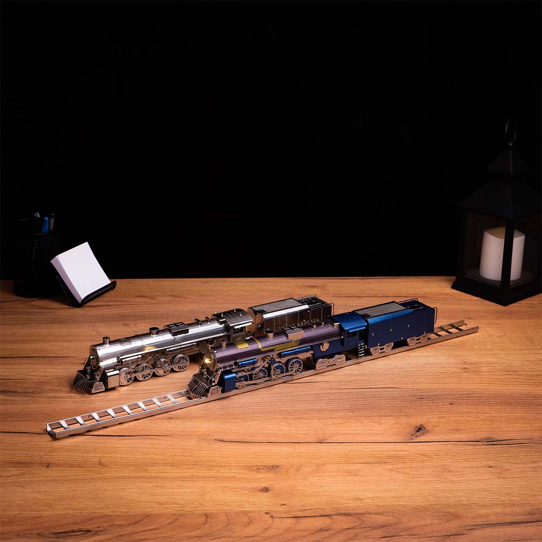 Mechanical Polar Steel Model Steam Train Ride Model DIY 3D Metal Puzzle Railway Assembly Kits