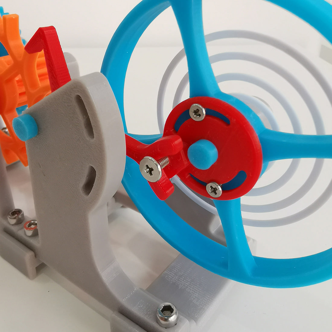 Mechanical Tourbillon Clock Movement Assembly Model 3D Printed Toy