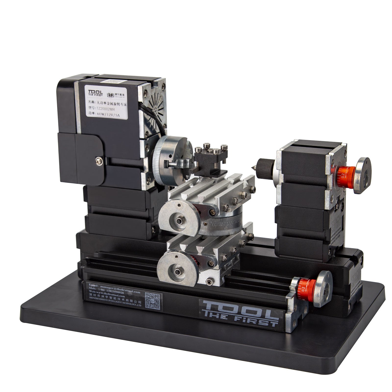 Metal Machining Tools Lathe Milling Machine 3D Metal Model Kits Assembly Model