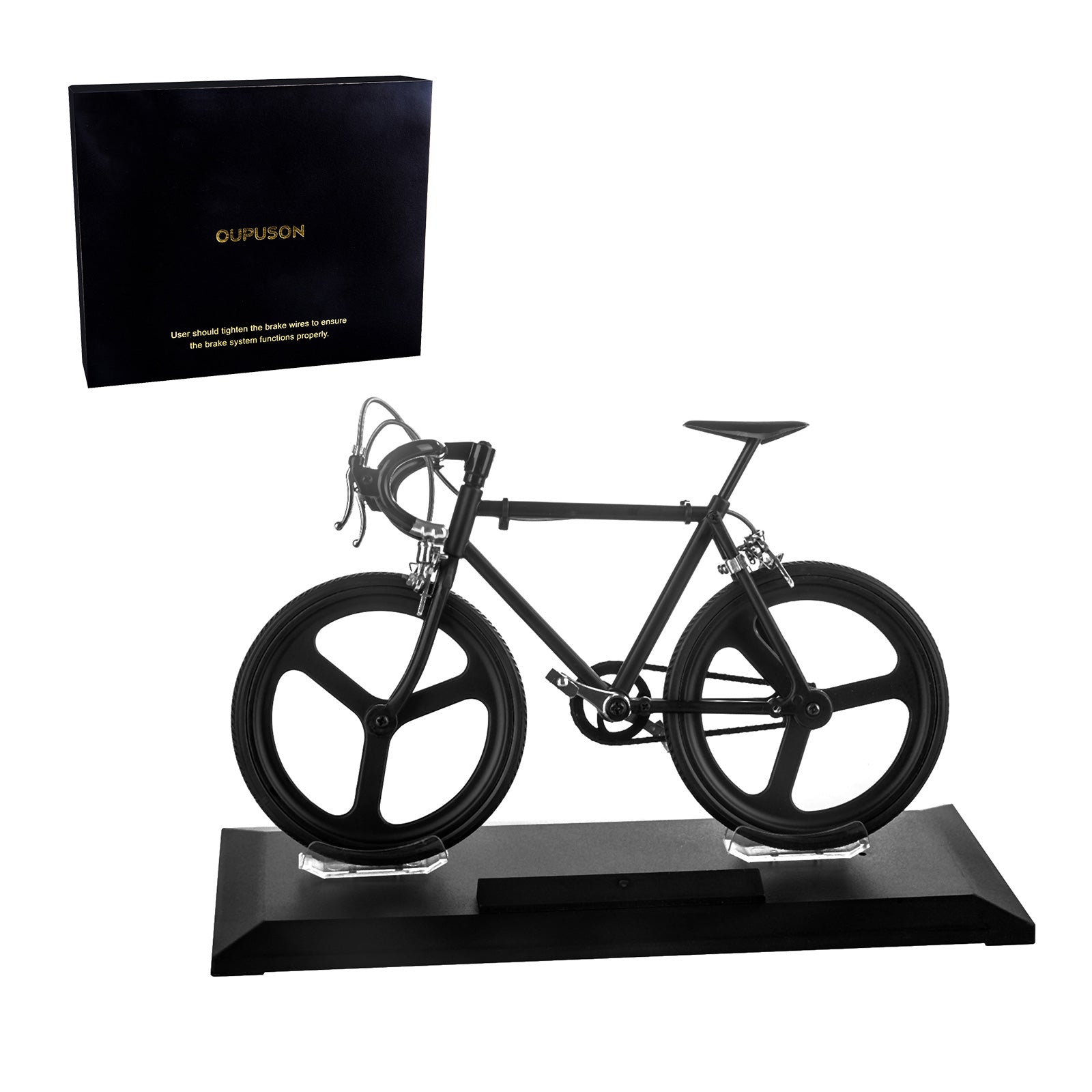 Metal Road Bike Model Assembly Bicycle Toy 1/8 Simulation Fixed Gear Kit
