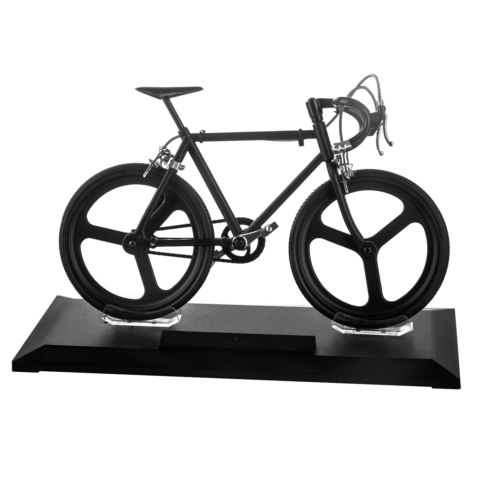bike fixed gear Metal Road Bike Model Assembly Bicycle Toy 1/8 Simulation Fixed Gear