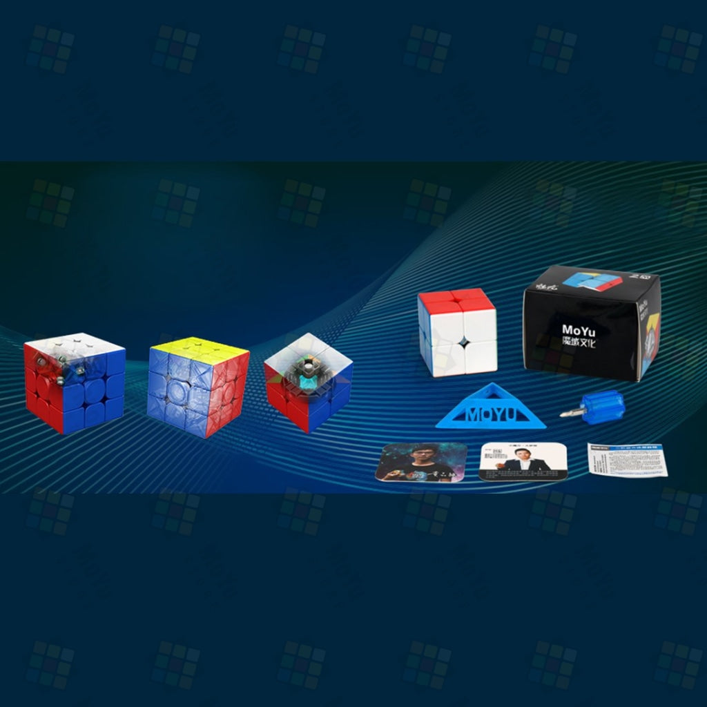 MFJS Meilong M 4pcs Series Magic Cube Set 2x2 3x3 4x4 5x5