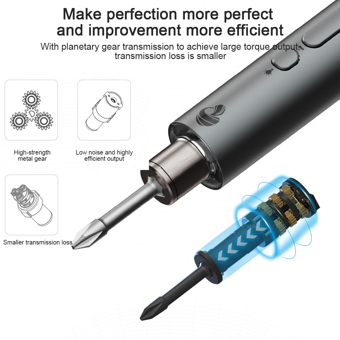 Mini Precision Electric Screwdriver Essential Metal Model Kits Tools K