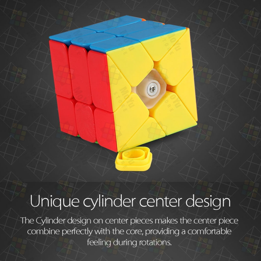 Moyu MFJS 4pcs  X Cube +Windmill Cube +Axis Cube +Fisher  Cube Puzzle Set - Stickerless