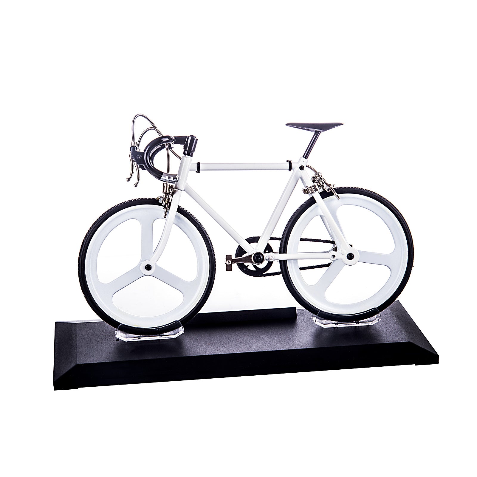 Road Bike Model Metal Assembly Bicycle Kit 1/8 Simulation Bike Toy 90Pcs