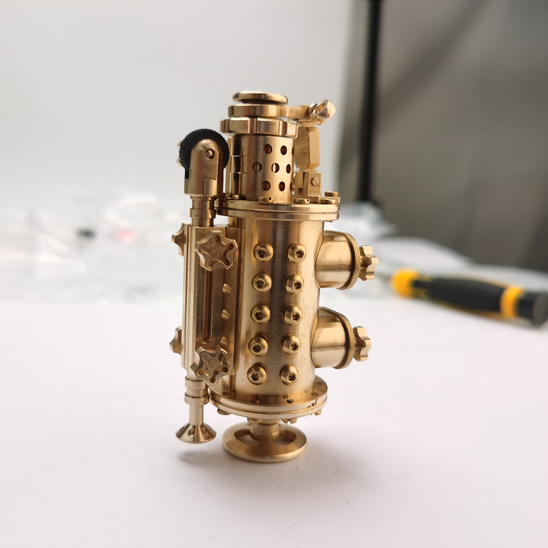 Steampunk Antique Kerosene Lighter DIY Metal Assembly Kit