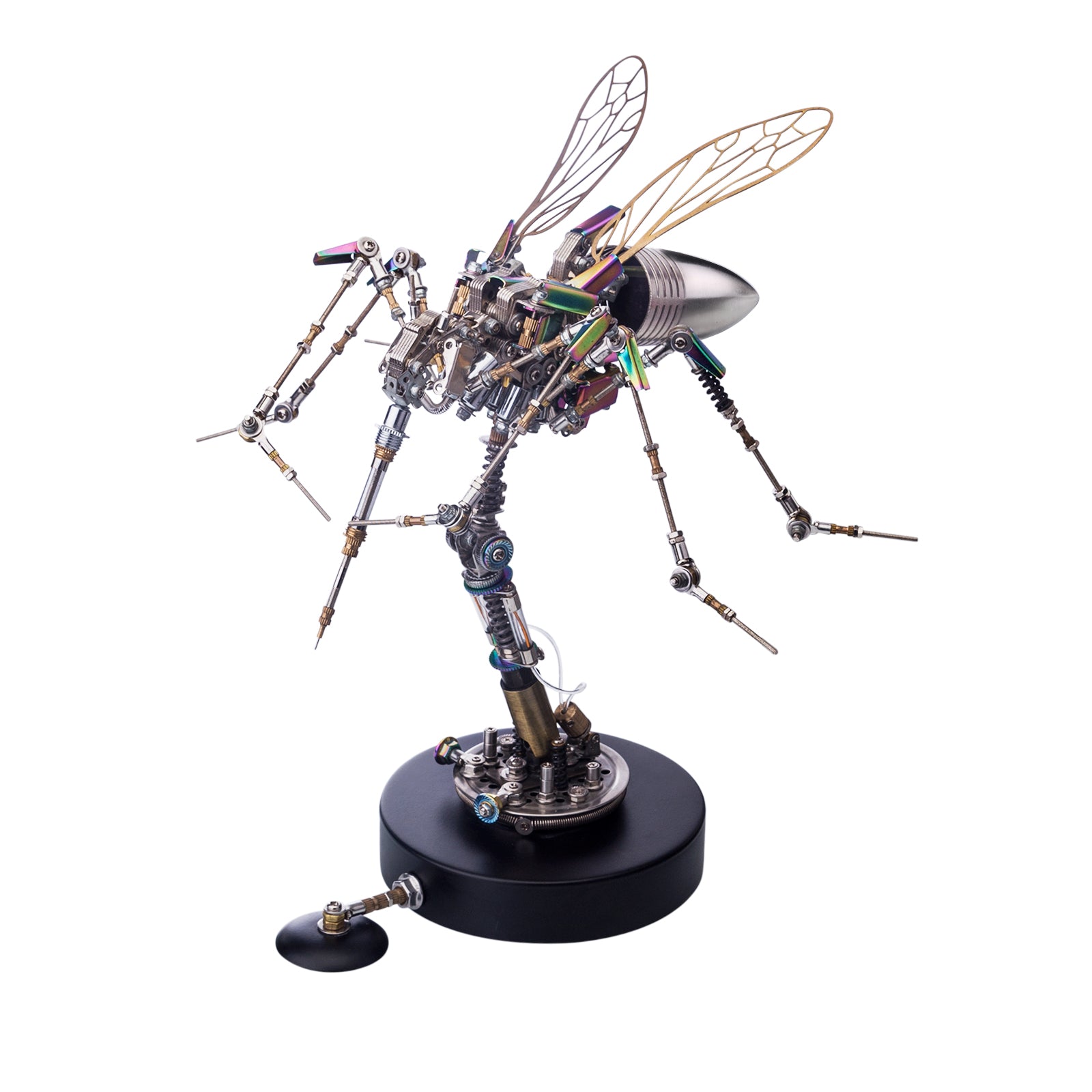 Steampunk Big Mosquito Insect Model Kit Metal Art Insect Statue-Blood0