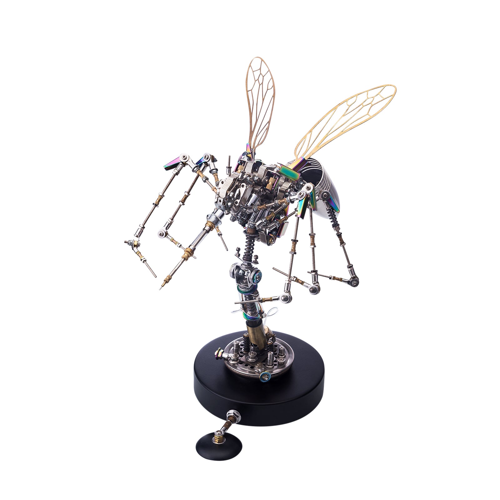 Steampunk Big Mosquito Insect Model Kit Metal Art Insect Statue-Blood007