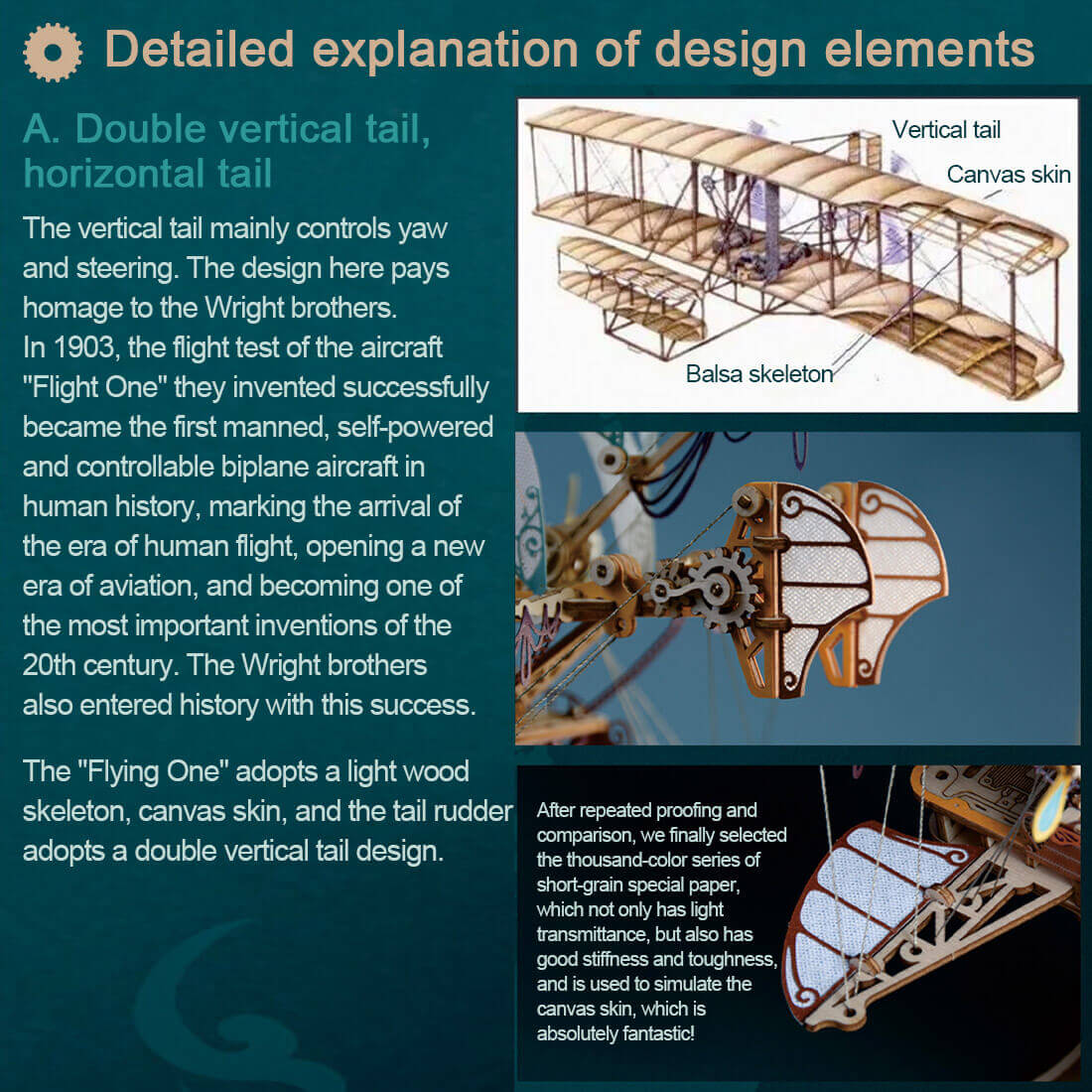 Steampunk DIY Fantasy Travel Spaceship Wooden Puzzle