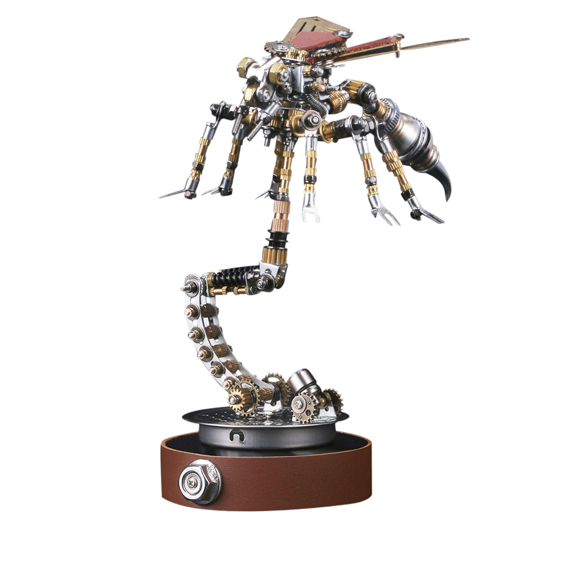 Firebug Model Kit Steampunk Metal Fire Fly Insect Bugs Puzzle DIY Model Kit with Display