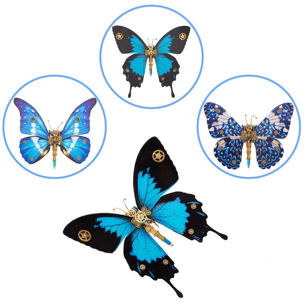 Steampunk Morpho Butterfly Kits for Butterfly Lovers Steampunk Decor