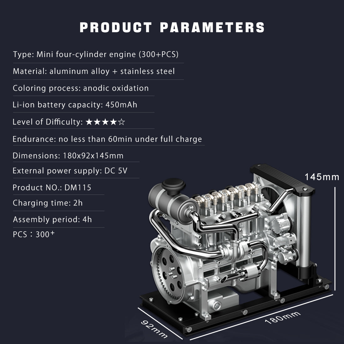 Build Your Own V8 Engine Kits That Works | Mini Engine Kits | Moyustore