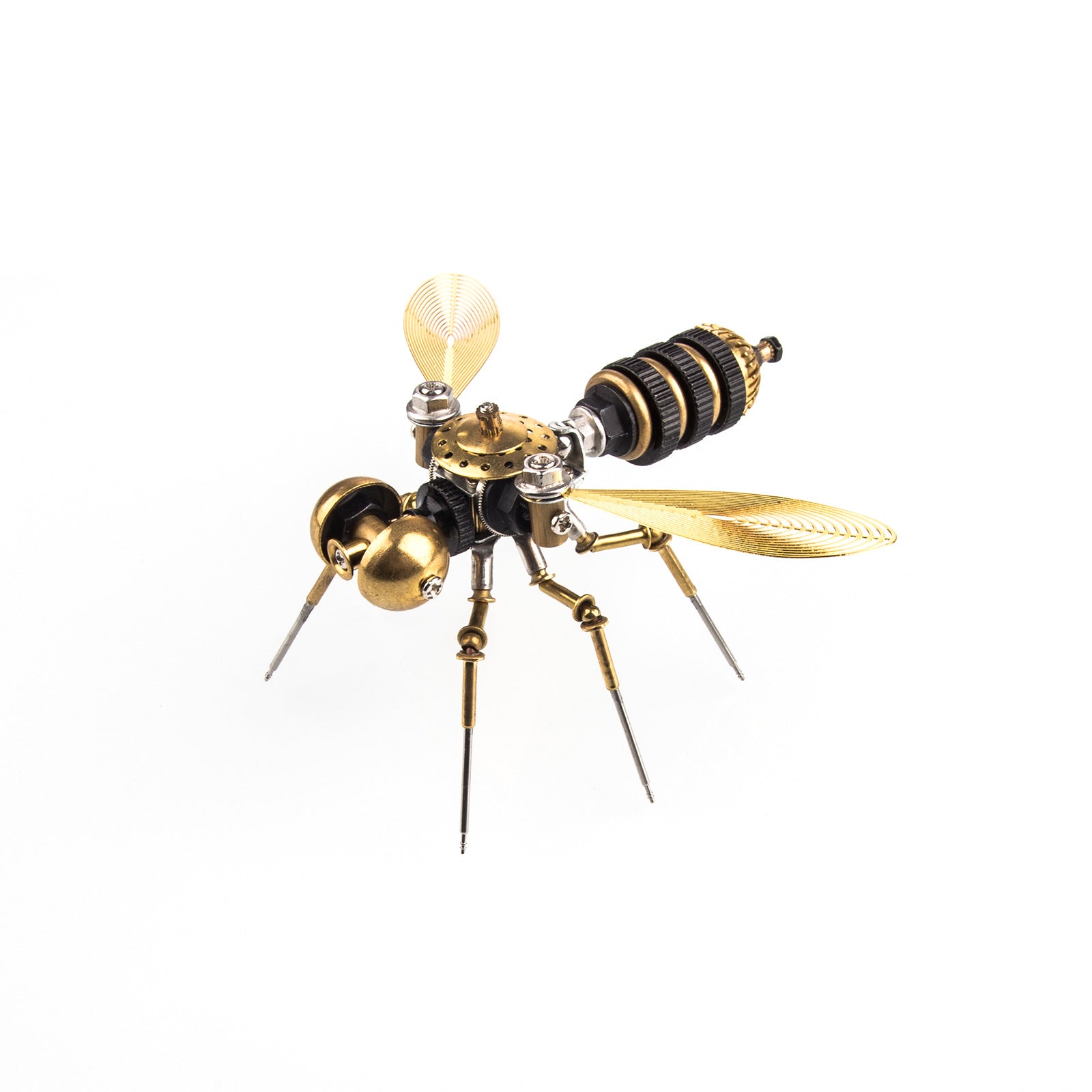 Tiny Steampunk Insects 3D Metal Bugs Mosquito Earwigs Bee Model Kits G