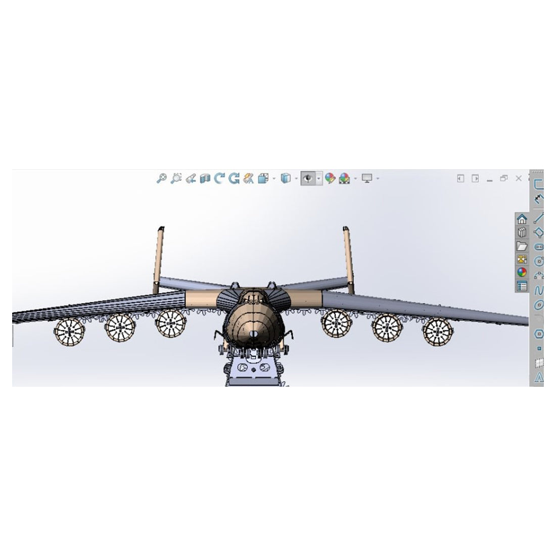 Ukrainian Dream Official Cargo Aircraft Model DIY 3D Metal Puzzle