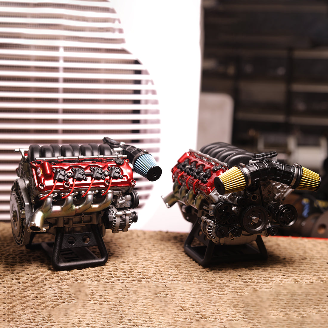 Rc Ic Engine MAD RC V8 Engine Internal Combustion Engine Model Original Color
