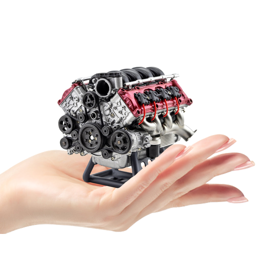 V8 Engine Model Building Kit Electric RC Engine Model