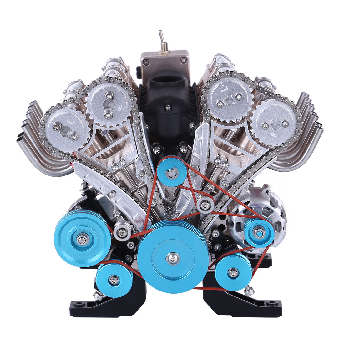 V8 Engine TECHING 3D Metal Mechanical Engine Model Science Experiment Boys Toy 500+Pcs