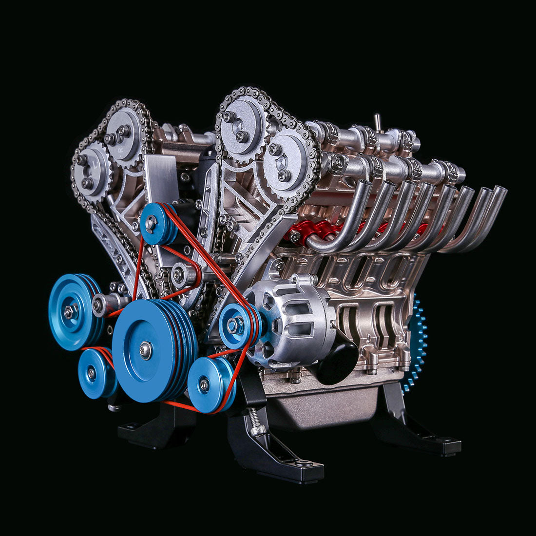 V8 Engine TECHING 3D Metal Mechanical Engine Model Science Experiment