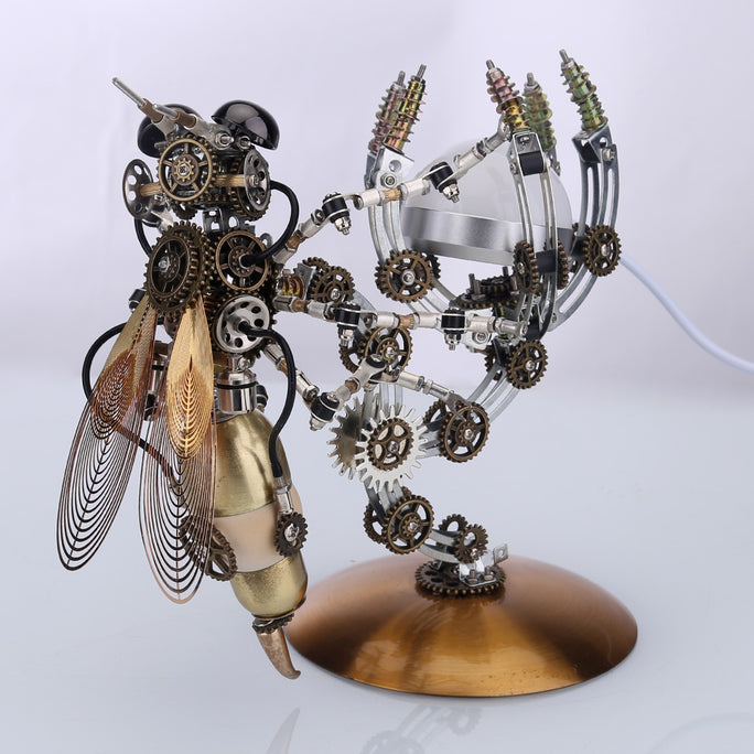 Wasp Nest In Garden Trees Lamp Steampunk Metal Model Kits 727pcs