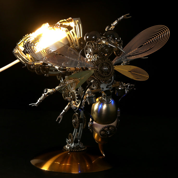 Wasp Nest In Garden Trees Lamp Steampunk Metal Model Kits 727pcs