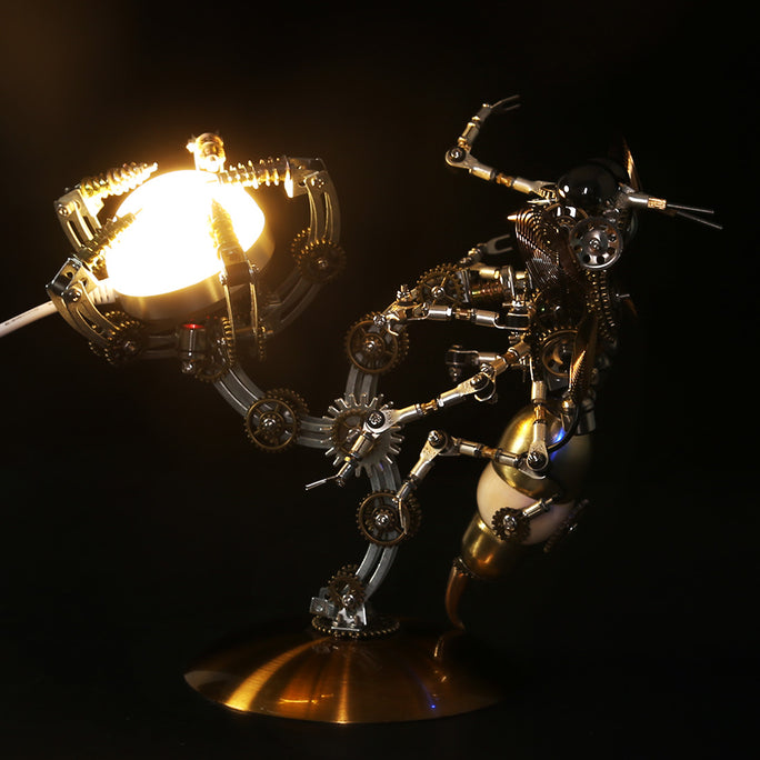 Wasp Nest In Garden Trees Lamp Steampunk Metal Model Kits 727pcs