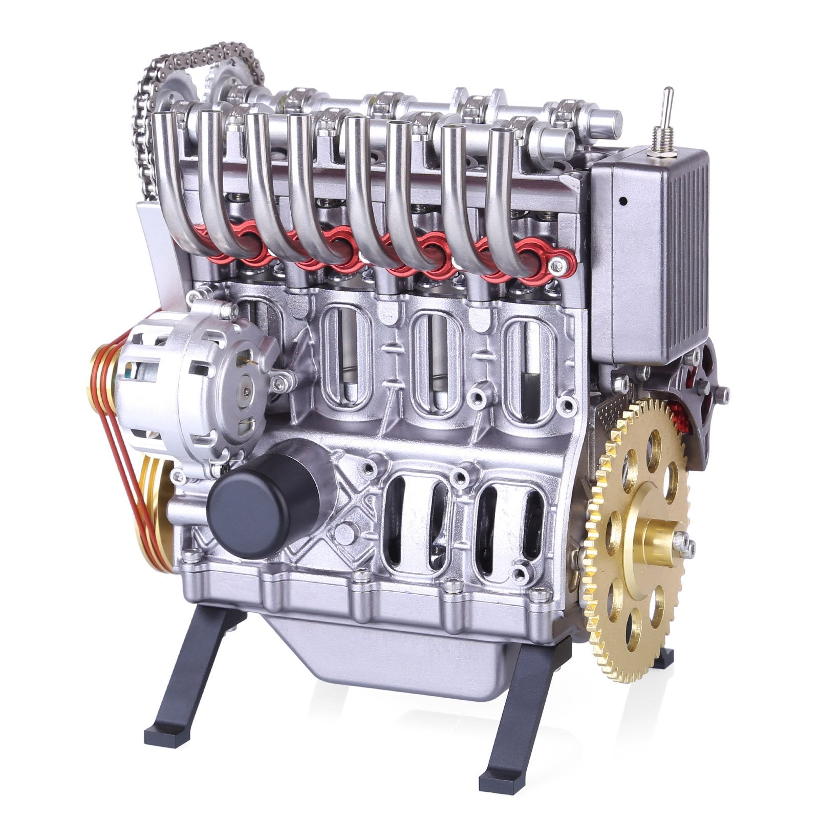 Teching DM13-L4-T Inline 4 Cylinder Car Engine L4 DIY Assembly Metal M