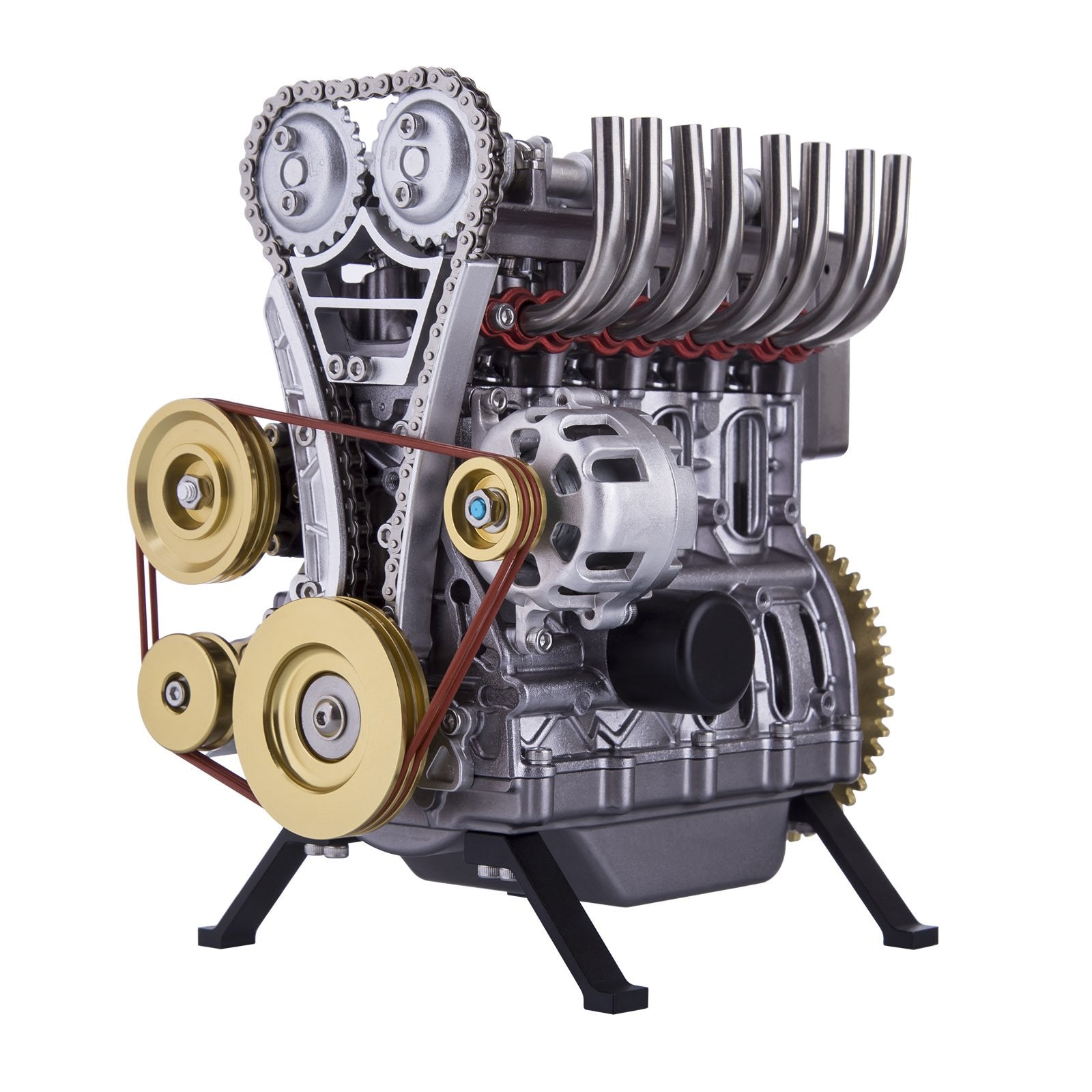 Teching DM13-L4-T Inline 4 Cylinder Car Engine L4 DIY Assembly Metal Model